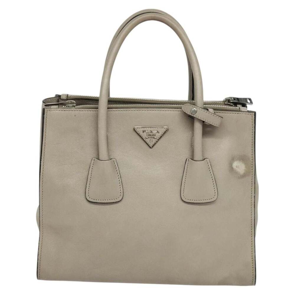 Prada Leather Handbag Beige